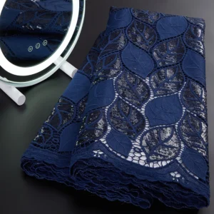African French Lace Fabric 2025 High Quality White Sequins Tulle Lace Material Bridal For Nigerian Wedding Party Dress A3022